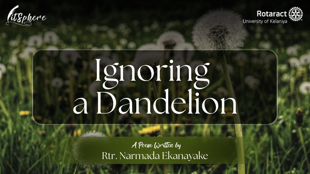 Mengabaikan dandelion