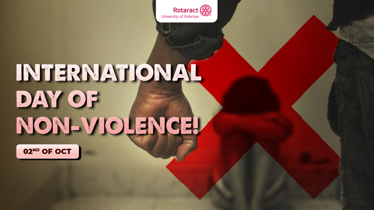 Hari Non -Kekerasan Internasional – Blog Racuok